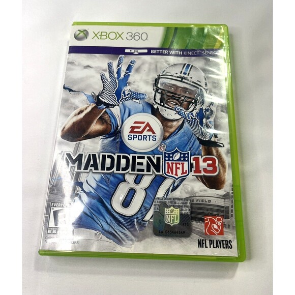 Madden NFL 13 EA Sports NFL Calvin Johnson Cover Tested Complete with inserts - Picture 1 of 8